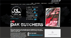 Desktop Screenshot of pakbutchers.co.uk